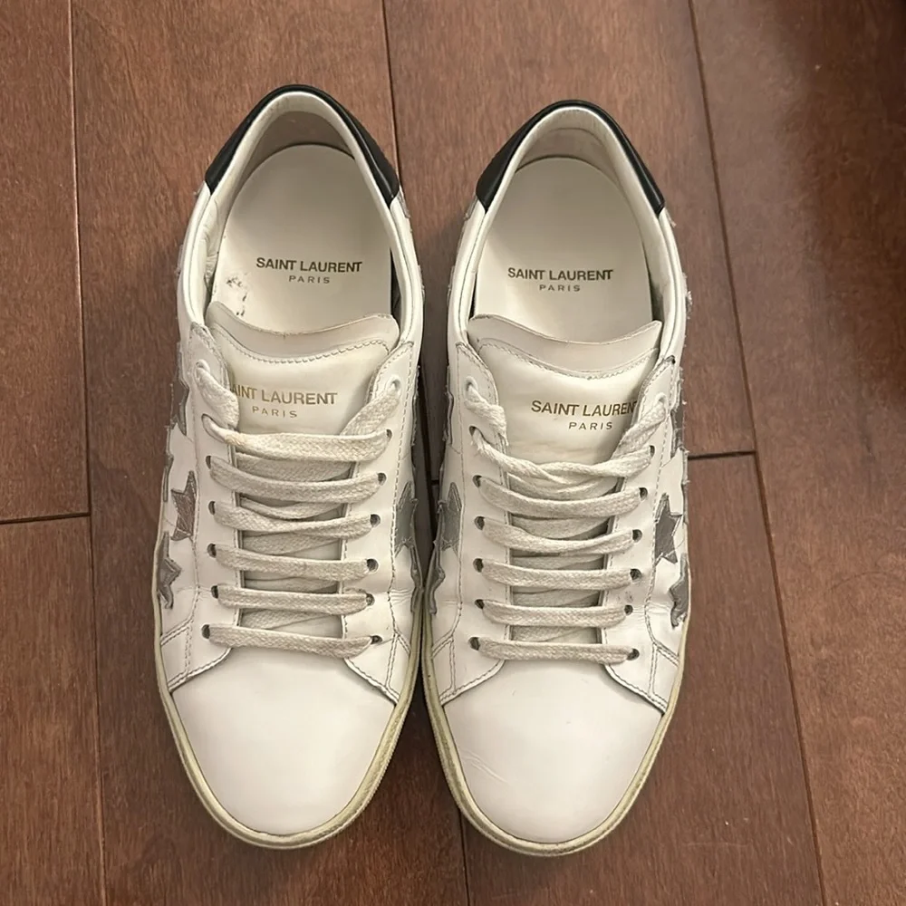 YSL  Court Metallic Star sneakers - Picture 5 of 11